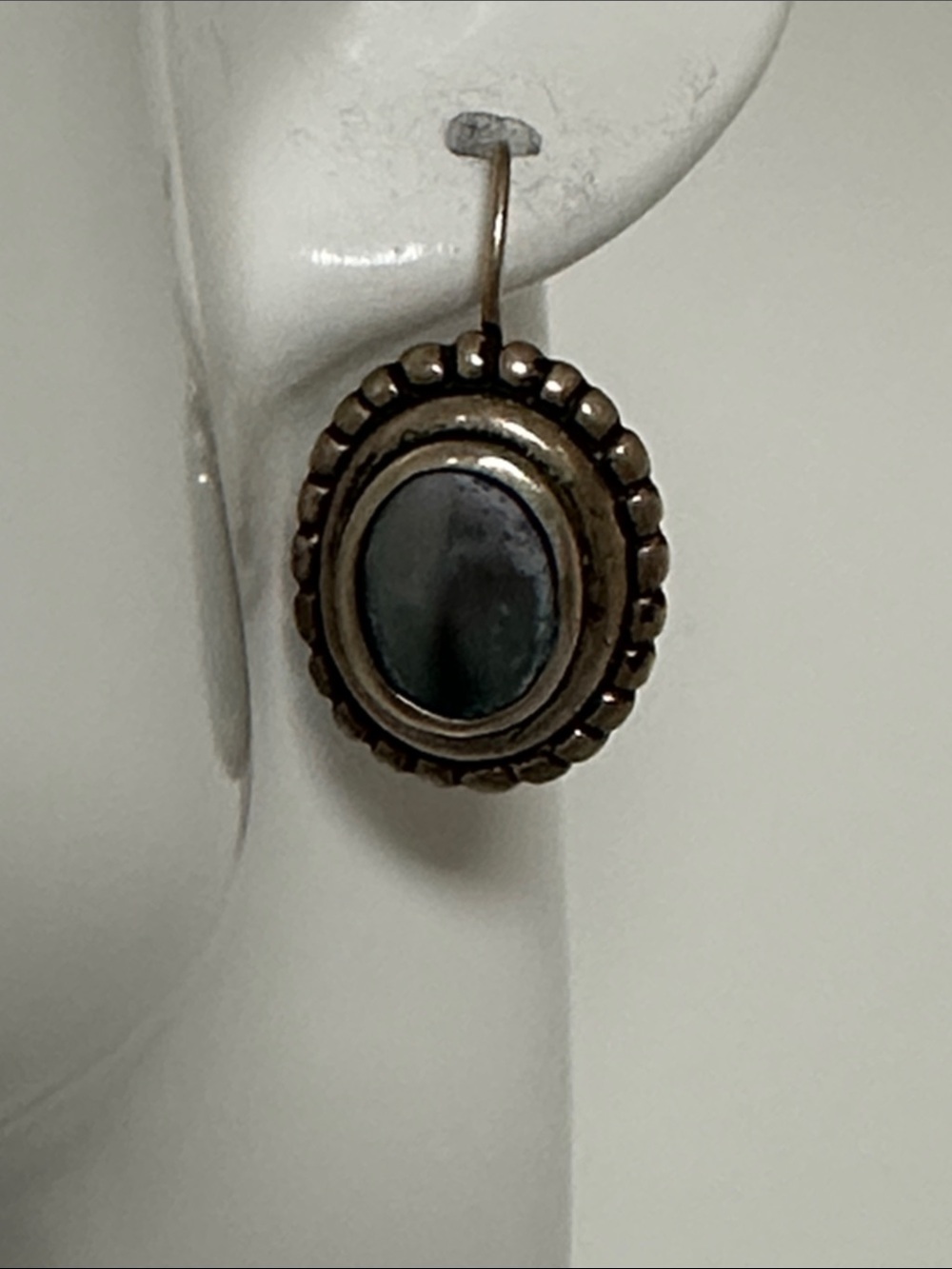 Milor 925 sterling Silver Stone Drop Earrings